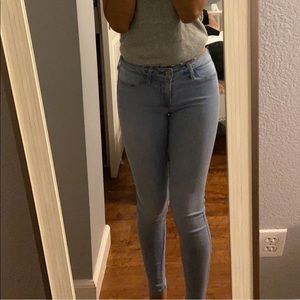 Hollister jeans light blue! Super cute!